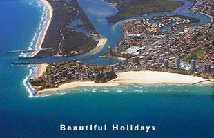 gold coast beach scene